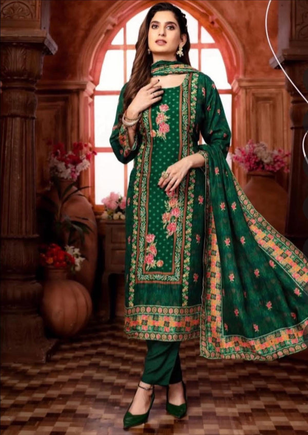 Pure Muslin Straight Suit