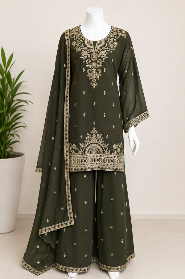Beautiful Georgette Sharara Suit