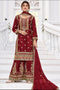 Heavy Party Wear Chinon Silk Suit with Embroidery Work