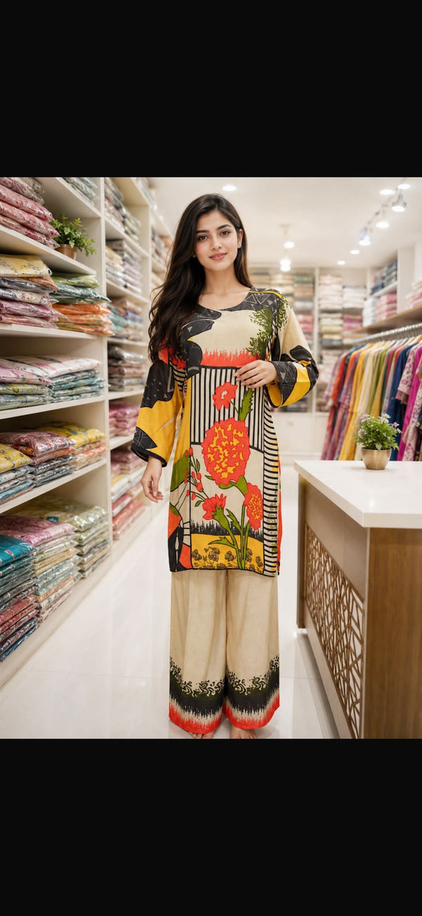 Pure Crepe Coord Set