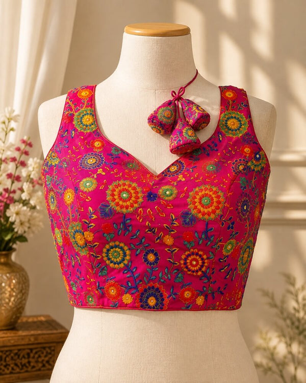 Embroidered Readymade Blouse